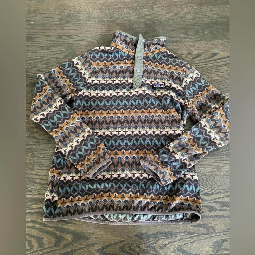 PATAGONIA 1/4 BUTTON UP